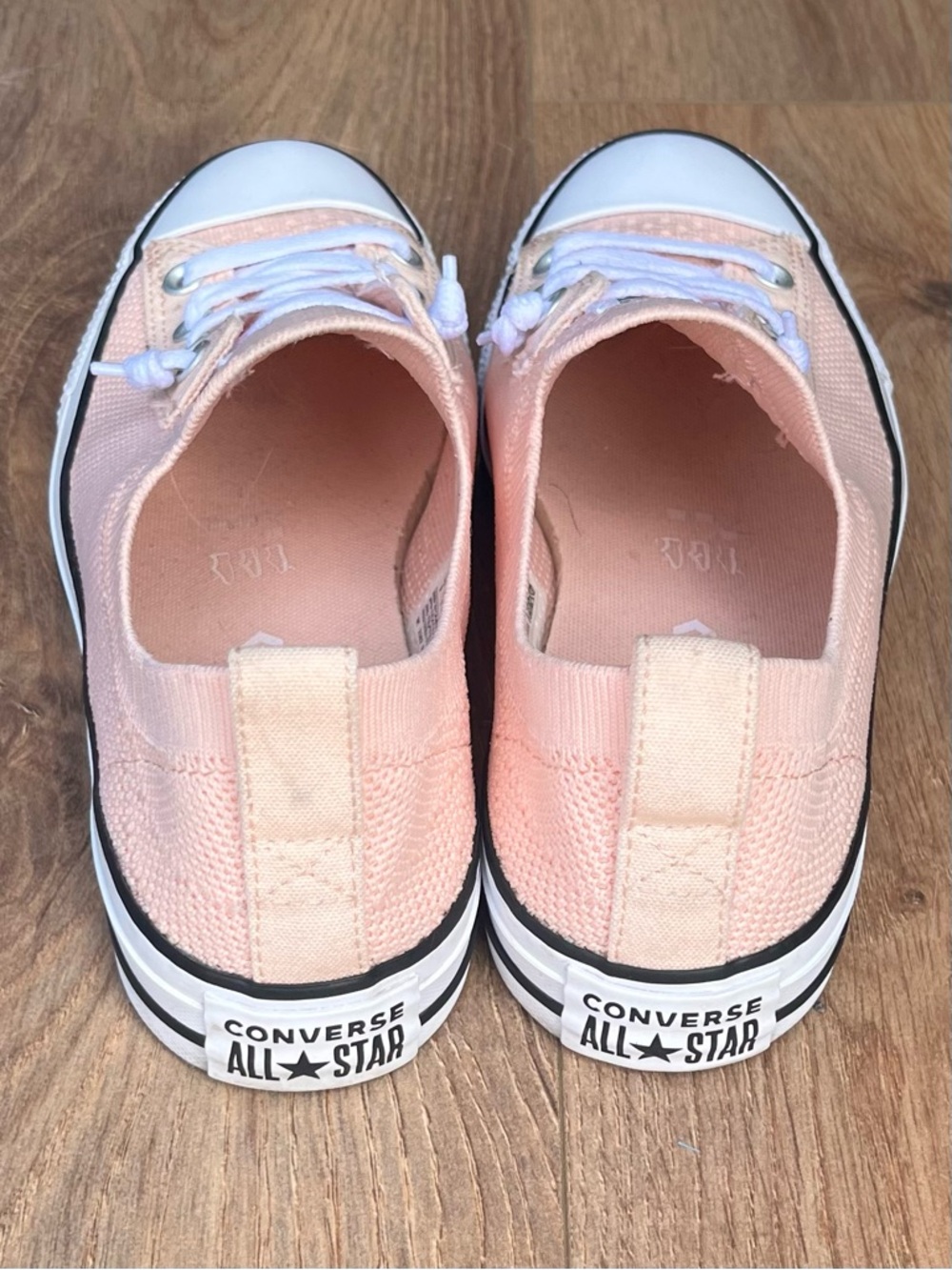 Converse All Star Shoes Low Top Sneakers Peach - Picture 6 of 9